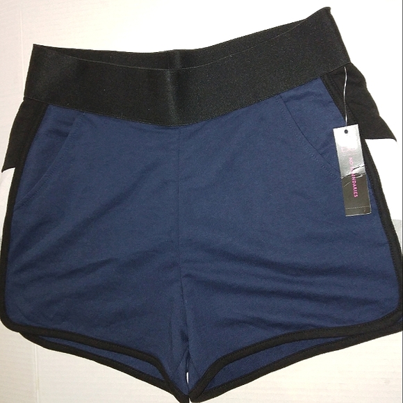 ☆NWT☆NOBO☆No Boundaries Juniors Large  Slip-on Colorblock women's Shorts☆ - Picture 6 of 13